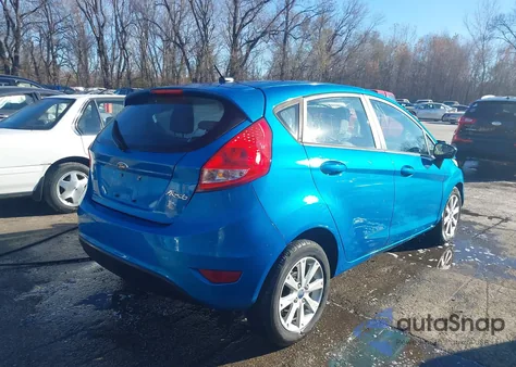 2012 Ford Fiesta Se z USA, uszkodzony, nr VIN 3FADP4EJ6CM175799